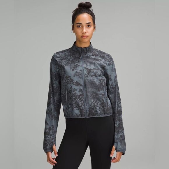 Lululemon Reflective‎ Lightweight Running Jacket Grey Multi Small NWT - Picture 1 of 10